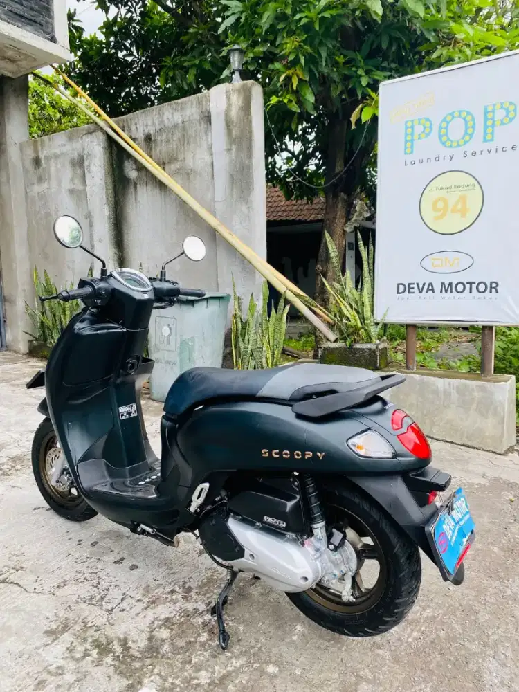 Scoopy 2025 hitam Deva motor