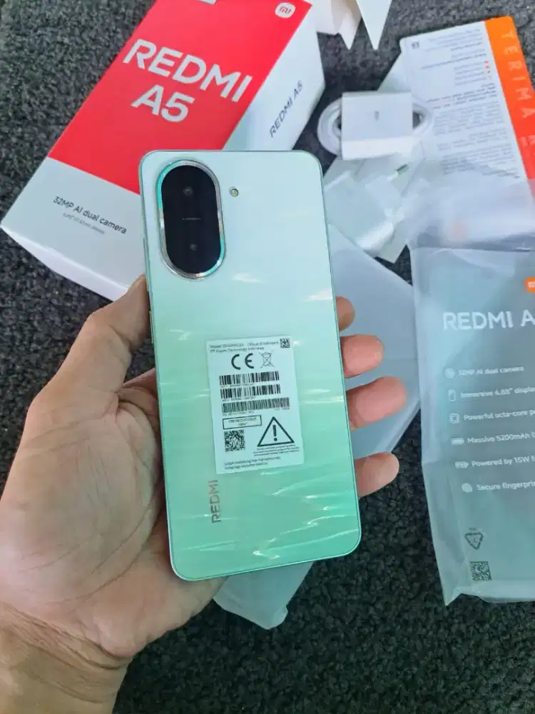 Redmi A5 ram 4/128 mulus sperti baru open box aja