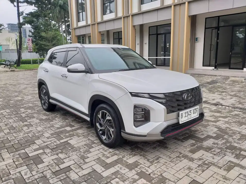 LOW KM HYUNDAI CRETA PRIME AT 2023/2024 PUTIH LIKE NEW