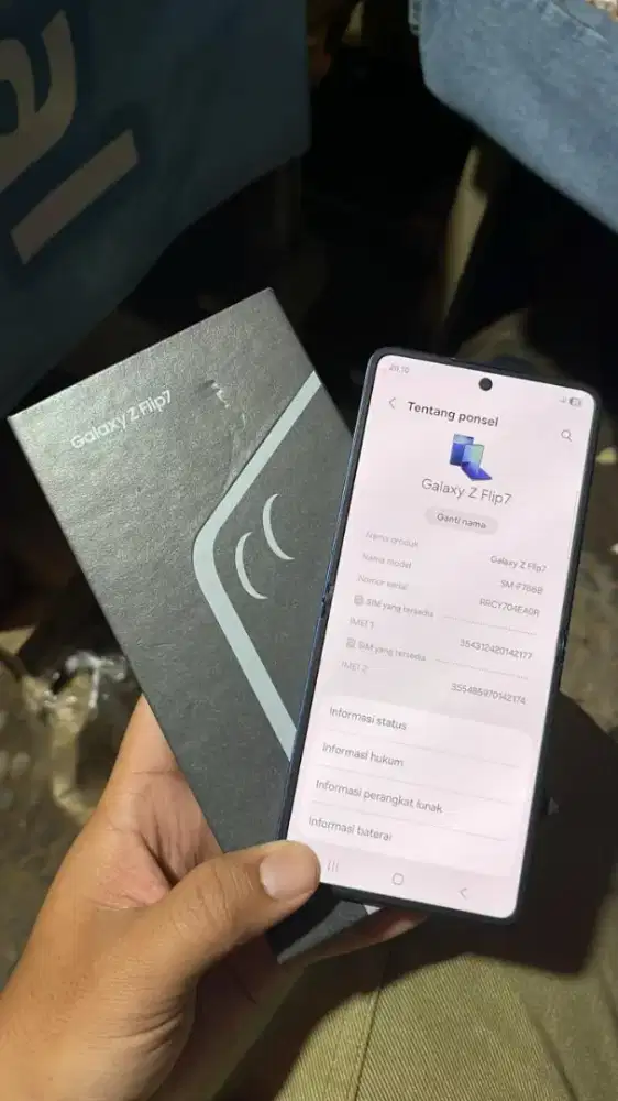 SAMSUNG Z FLIP 7 RAM 12/256gb