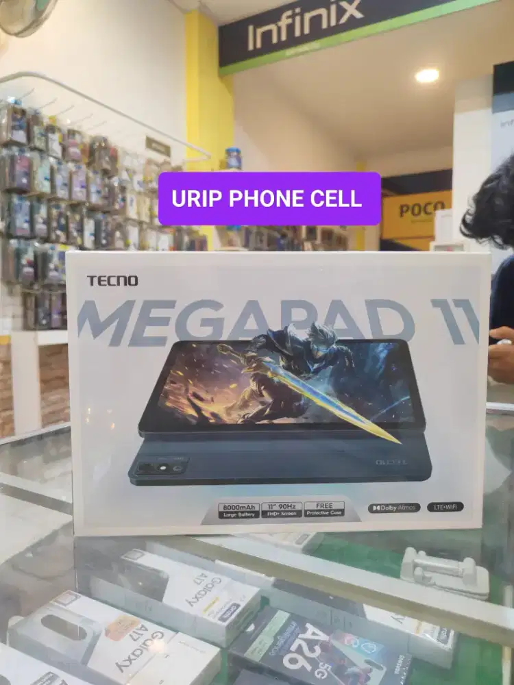 TECNO MEGAPAD 11 8/128 promo+bonus cash & credit garansi Resmi