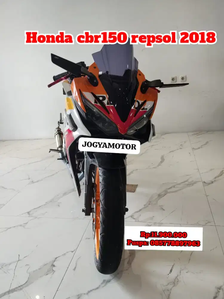 (P) honda cbr150 repsol tahun 2018