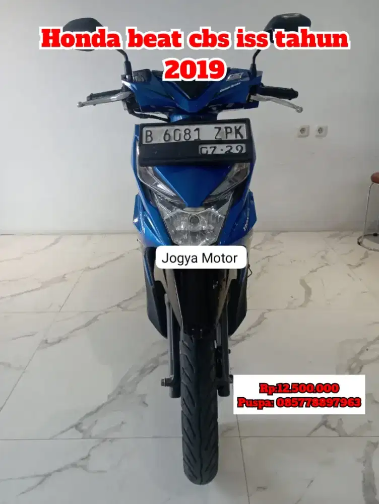 (P) honda beat cbs iss tahun 2019