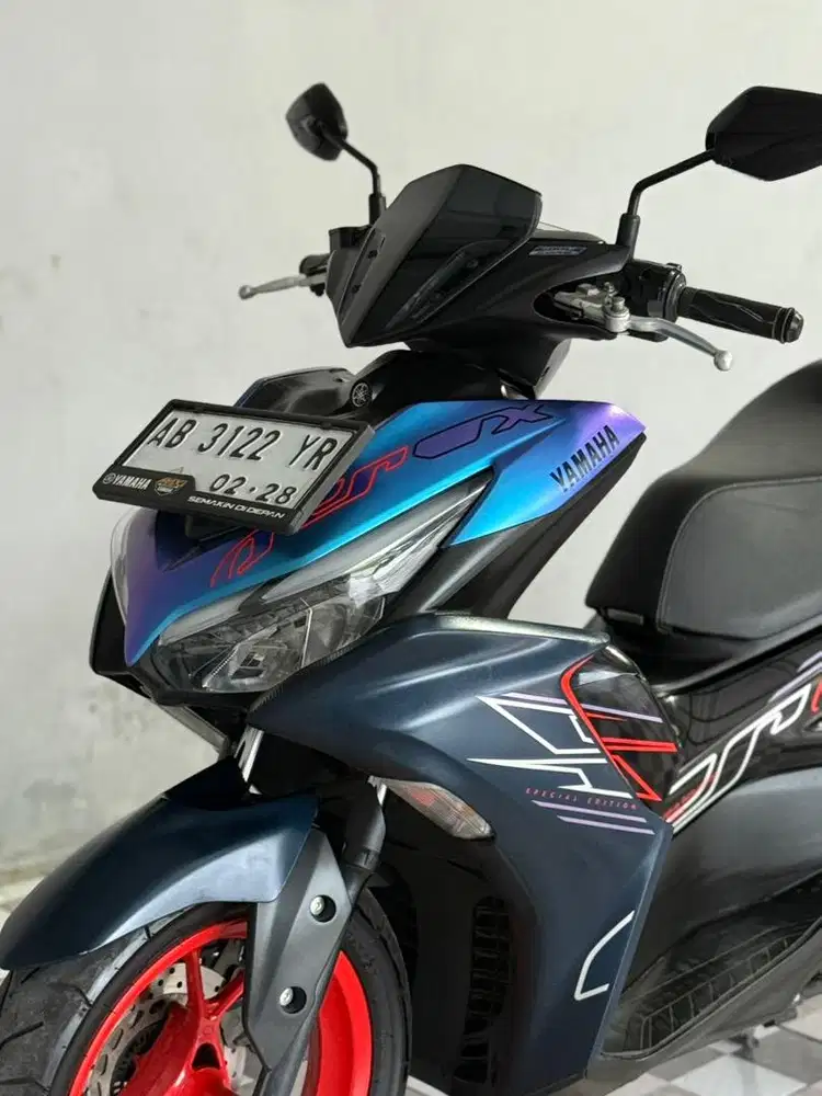 Aerox 2023 plat ab km rendah boss