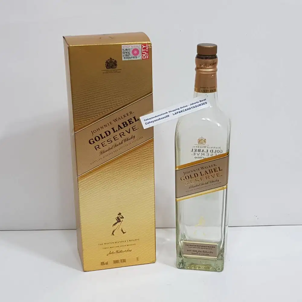 Botol Kosong Joni JW Gold Label Koleksi Hiasan Dekorasi Kamar Antik