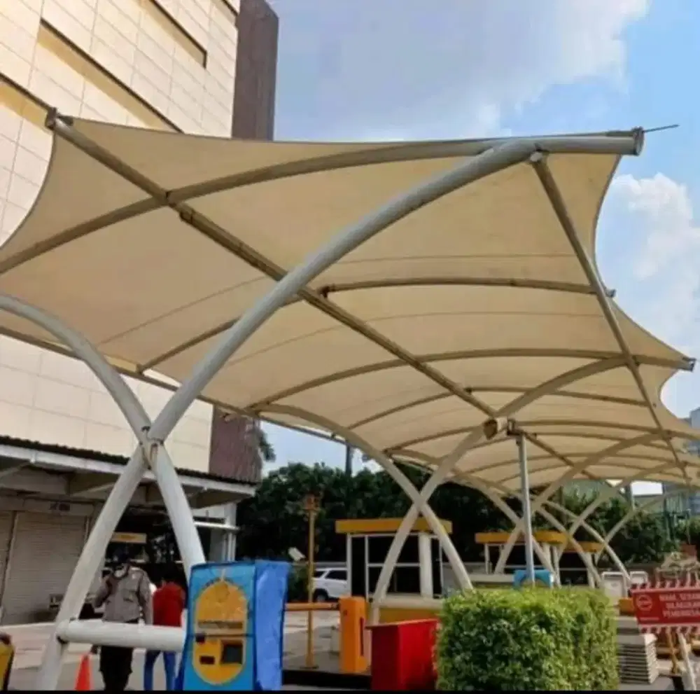 AHLI PASANG CANOPY MEMBRANE DESAIN MODERN + BERGARANSII