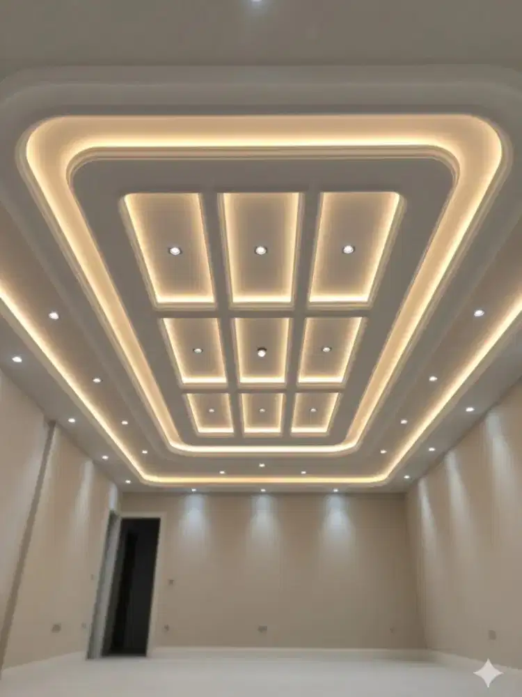 Pengecatan plafon gypsum