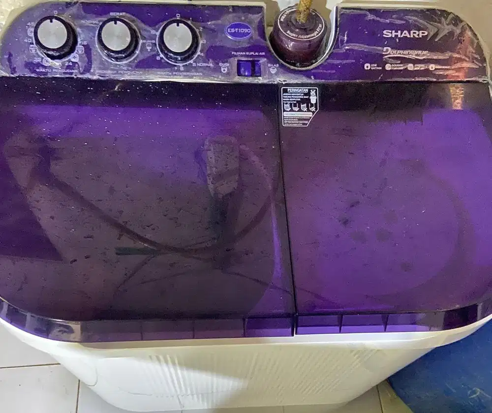 MESIN CUCI SHARP 10KG SECOND LIKE NEW