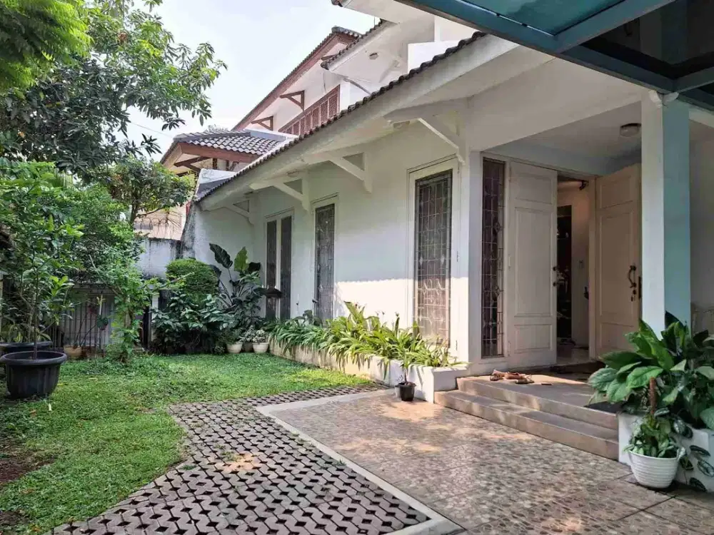 Dijual rumah apik asri nyaman di vila cinere mas, bebas banjir, akses dua mobil, lingkungannya seperti berasa di kawasan puncak.