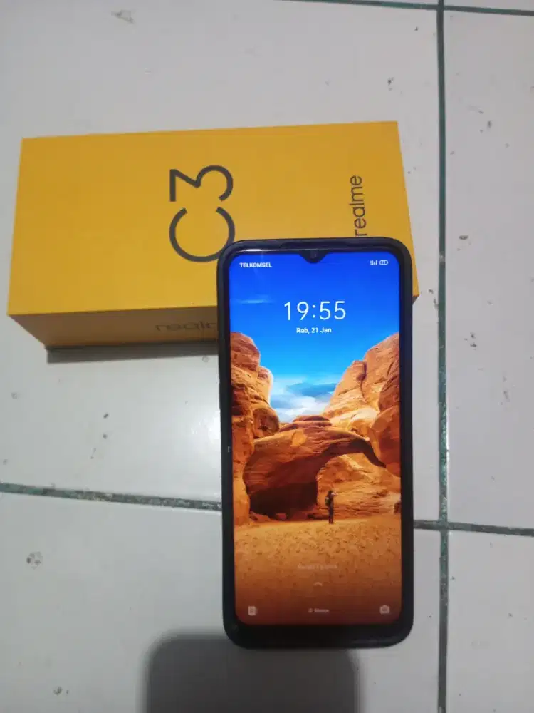 Realme C3 komplit normal