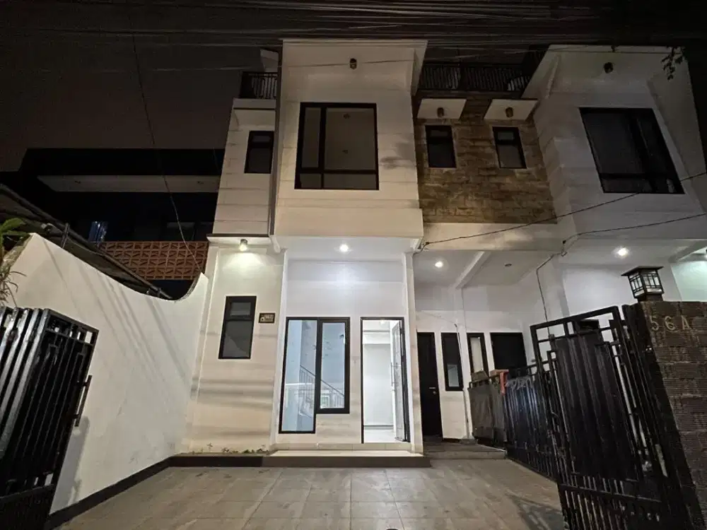 rumah sewa 2 lantai brand new dekat pancoran