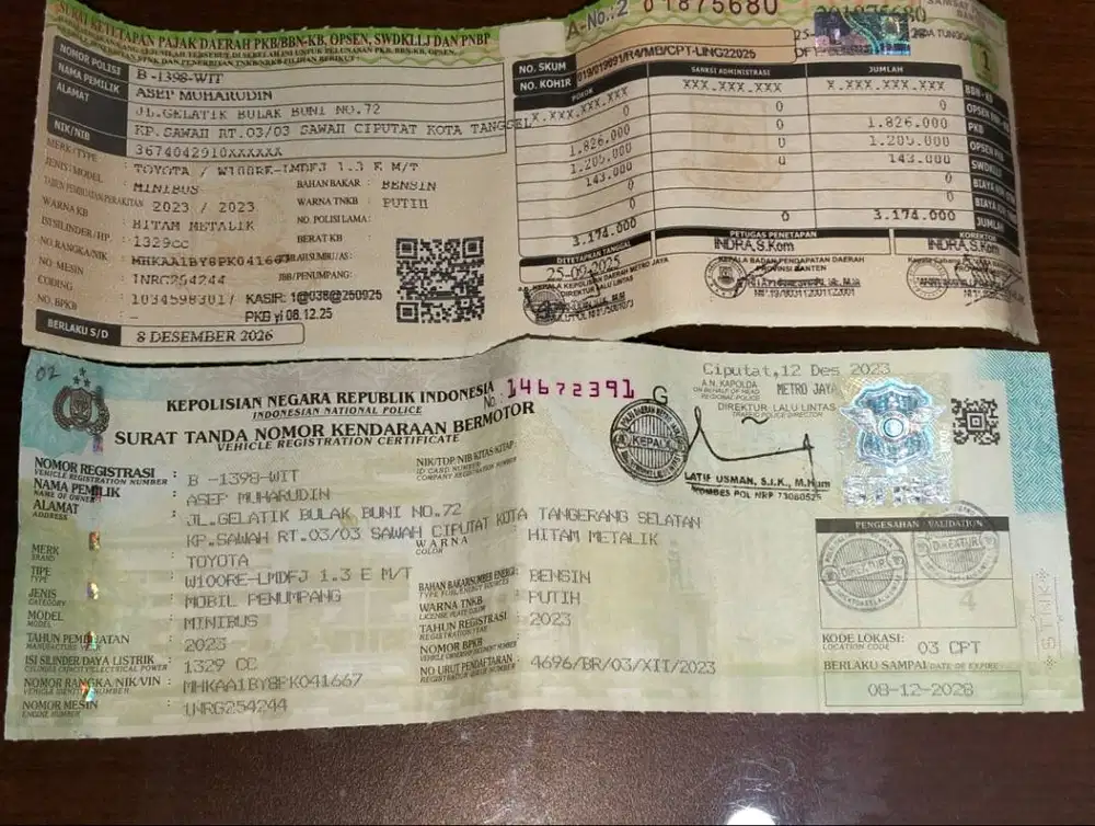 dijual toyota avanza e 2023