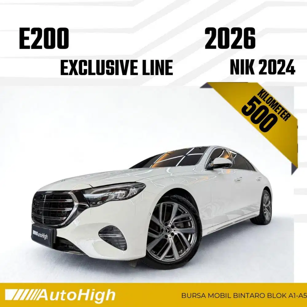 DP10% [Km.500 Perak] E200 Exclusive 2024 White Reg 2025 #AUTOHIGH
