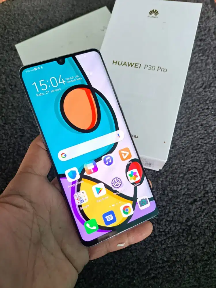 Huawei P30 pro NFc ram 8/256 mulus cakep fulset kamera bening bgt