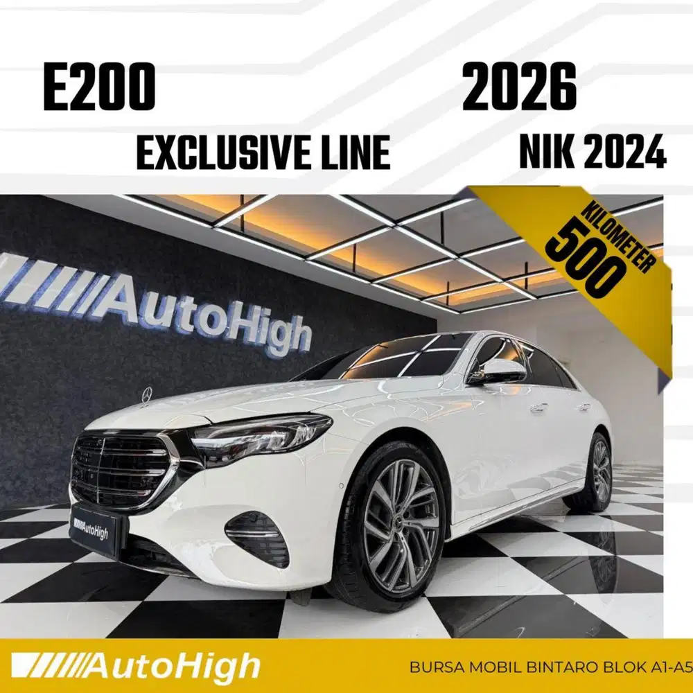 DP10% [Km.500 Perak] E200 Exclusive 2024 White Reg 2025 #AUTOHIGH