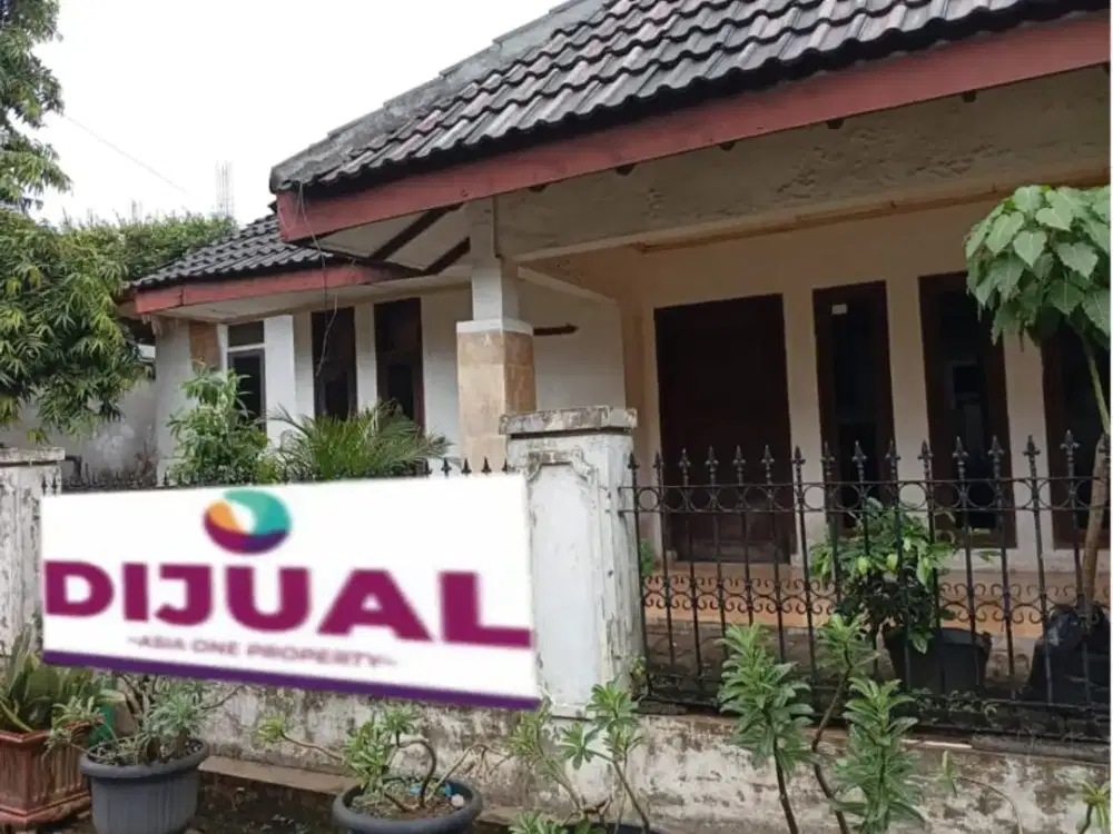 Dijual tanah bonus rumah di Pondok Pekayon indah Bekasi .