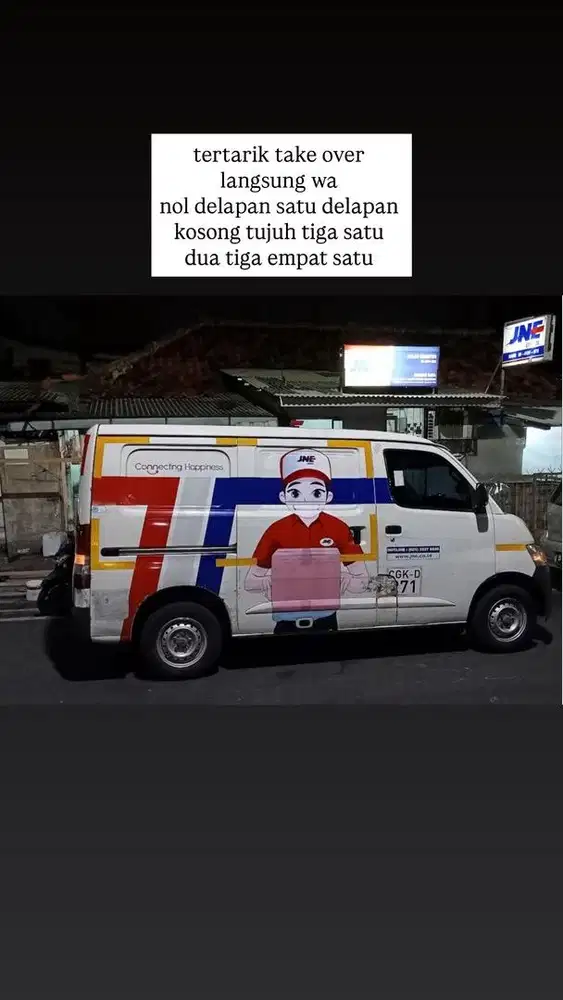 take over usaha agen ekspedisi