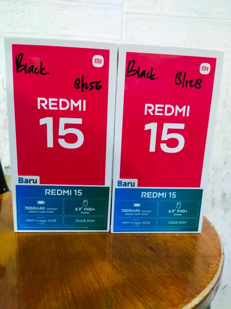 Redmi 15 ram 8/128, Snapdragon batre 7000 mah