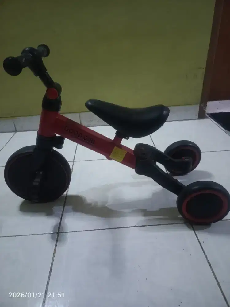 Sepeda anak 3 roda lipat goodboy/girls