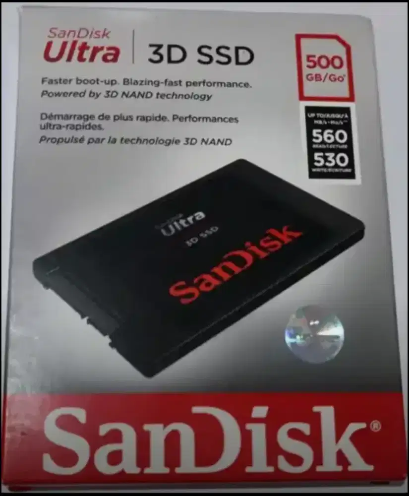 SSD Sata SanDisk Ultra 3D 500gb