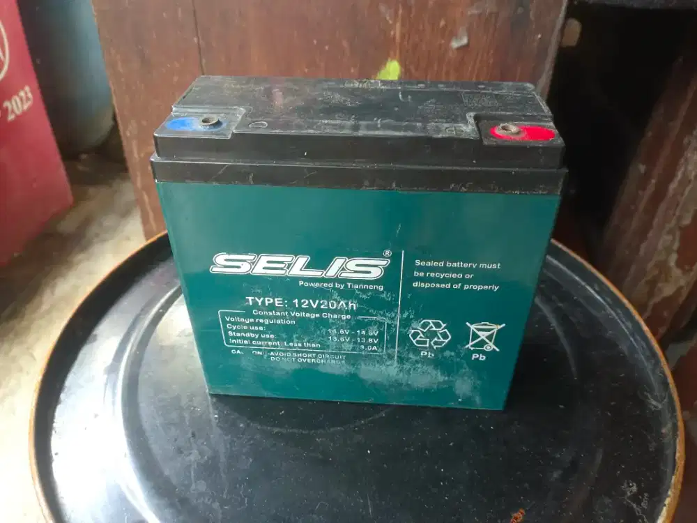 Batre motor listrik 12v 20ah