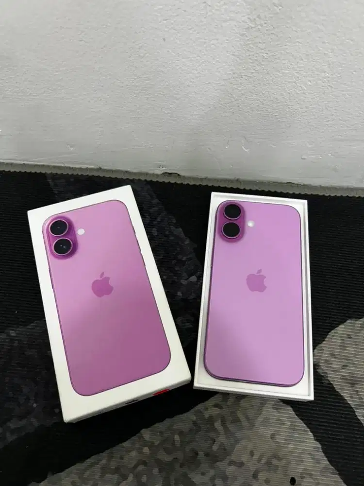 iPhone 16 128gb Ibox Pink Bh99% like new  Garansi on 14 Agustus 2026