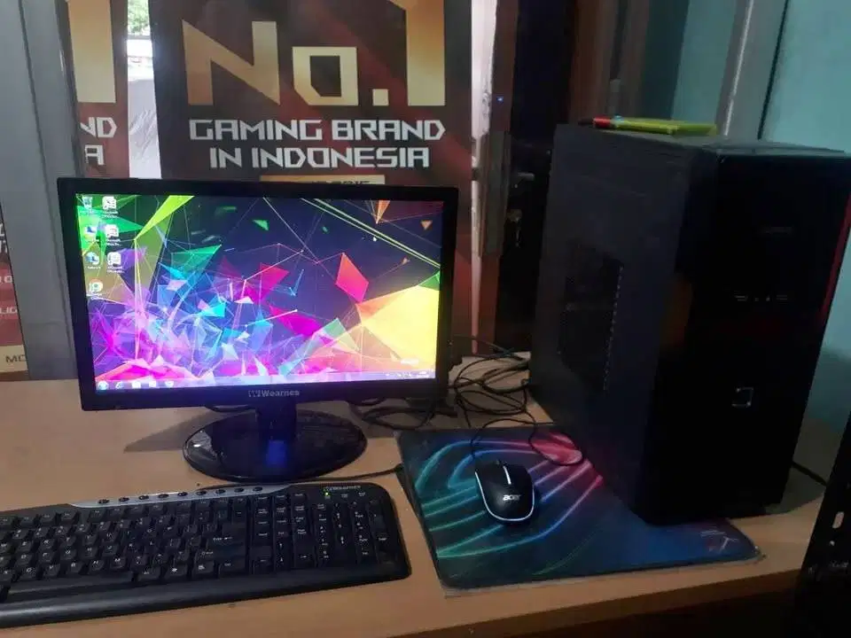 komputer full set cod bayar ditempat siap pakai