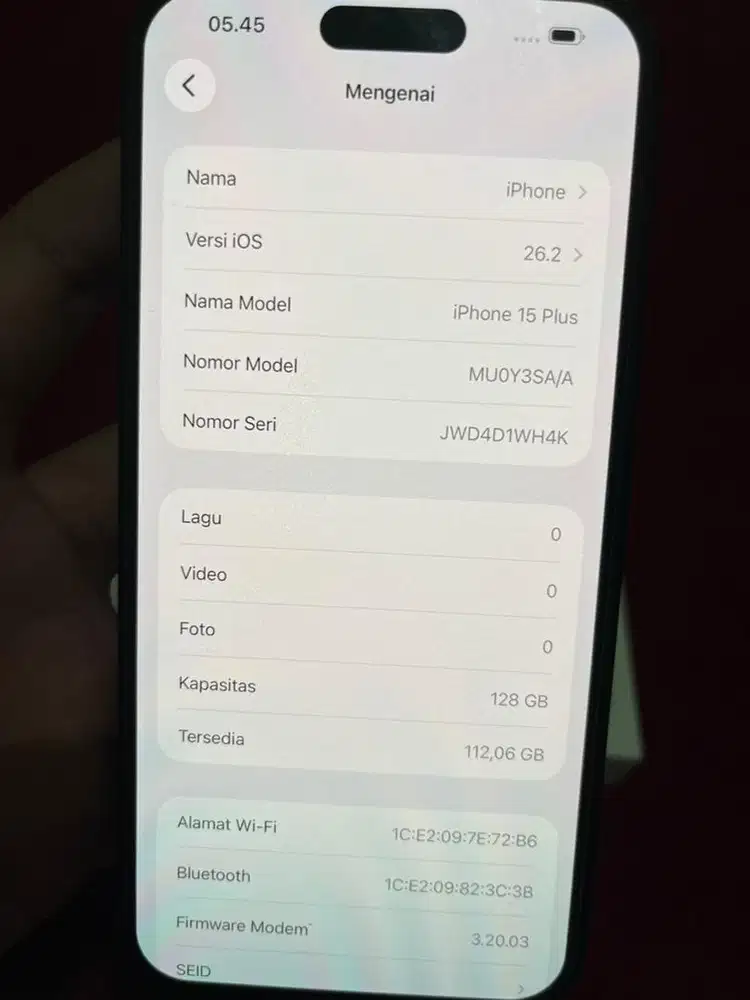 Iphone 15 plus like new 128 gb ibox