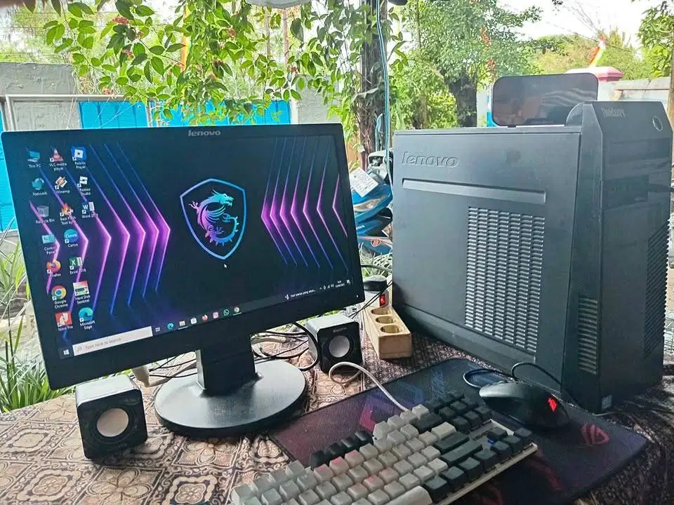 komputer full set murah siap pakai