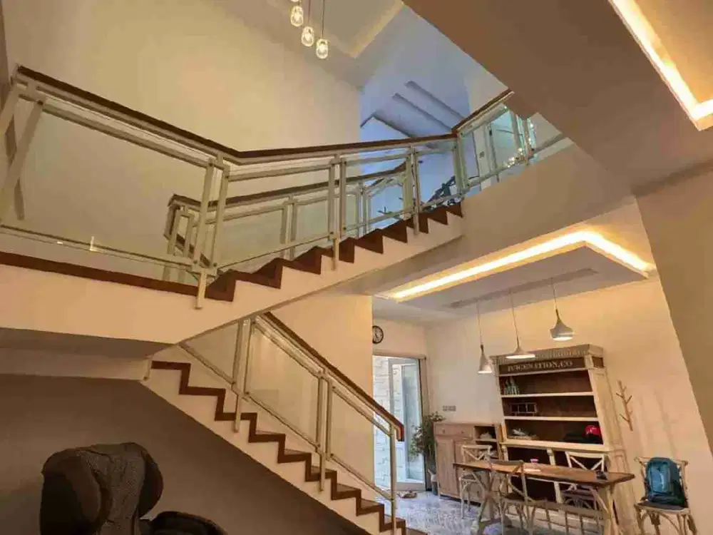 termurah! rumah lux furnish pool suryalaya bandung tengah