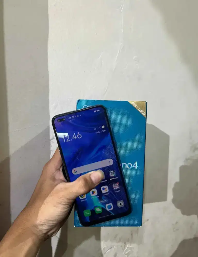 OPPO RENO 4 8/128 LENGKAP