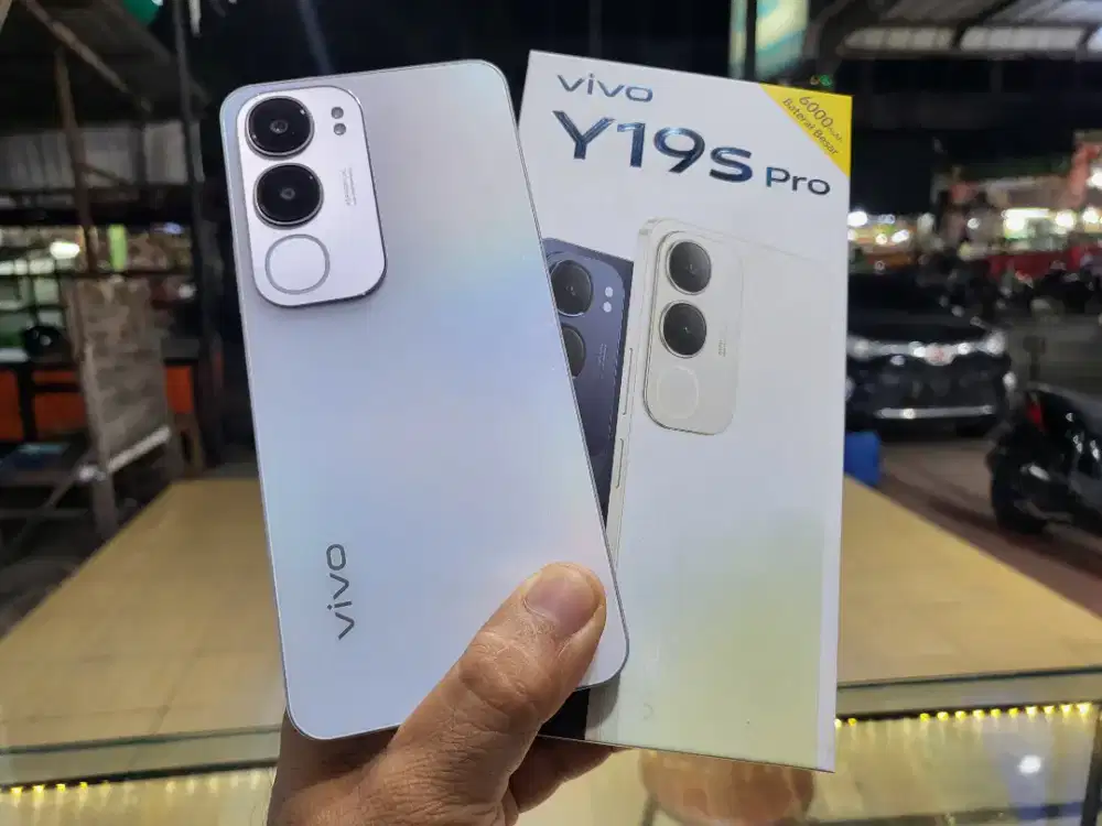 VIVO Y19S PRO RAM 12/128GB MULUS
ORIGINAL GARANSI RESMI INDONESIA