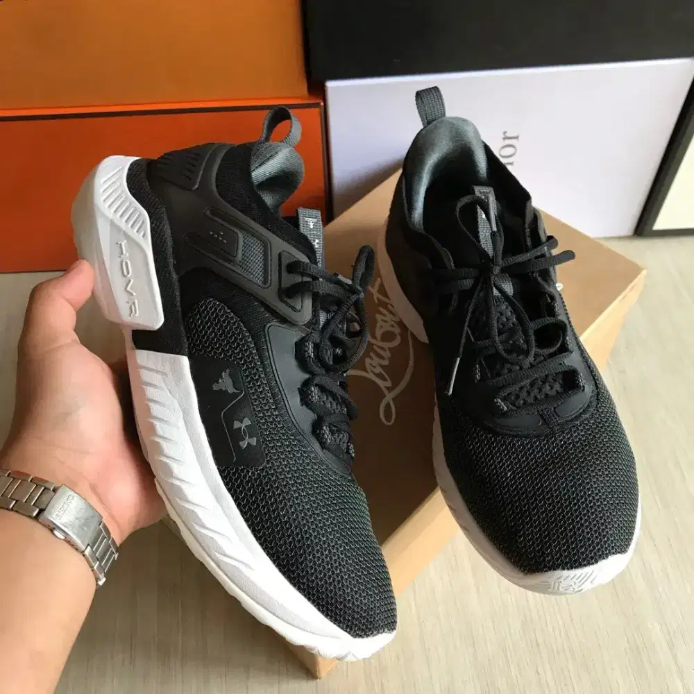 Under Armour Project Rock 5 sepatu training sport gym second size 43