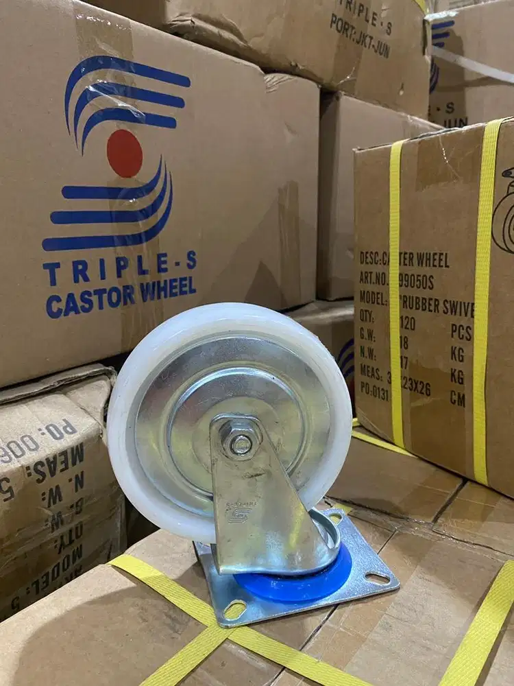 Roda castor Triple S Nansin PU case PU Braket Impor