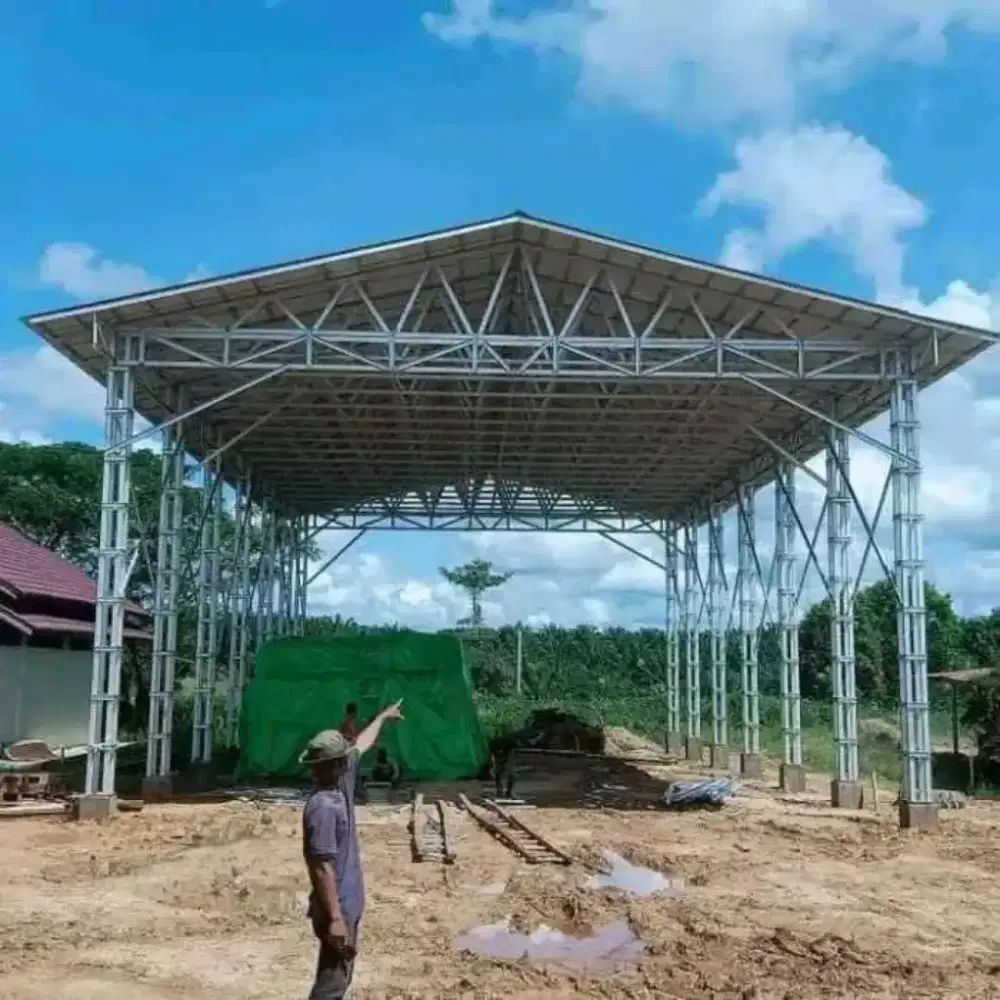 Rangka atap baja ringan dan plafon pvc termurah