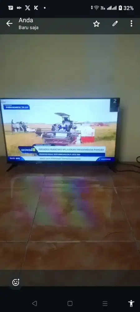 Tv di gital merk sharp 32 inc