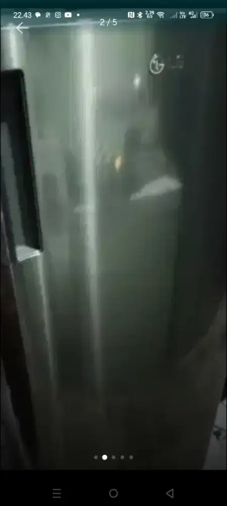 Freezer LG inverter 6 rak normal dingin dan beku ( nego no PHP )