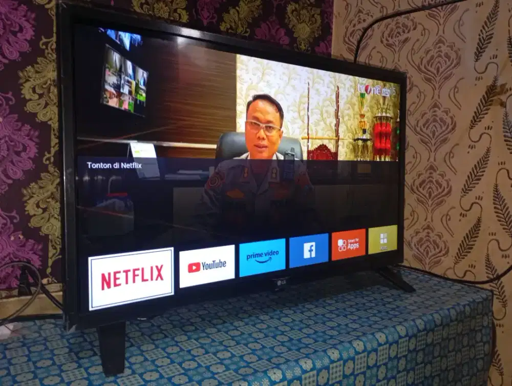 Jual LED smat di gital 32 in mrk LG .tv no minus .