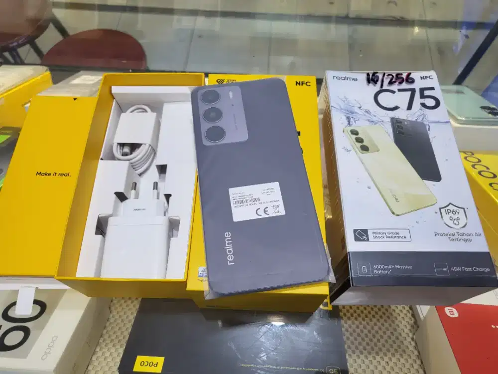 REALME C75 RAM 16/256GB MULUS
ORIGINAL GARANSI RESMI INDONESIA