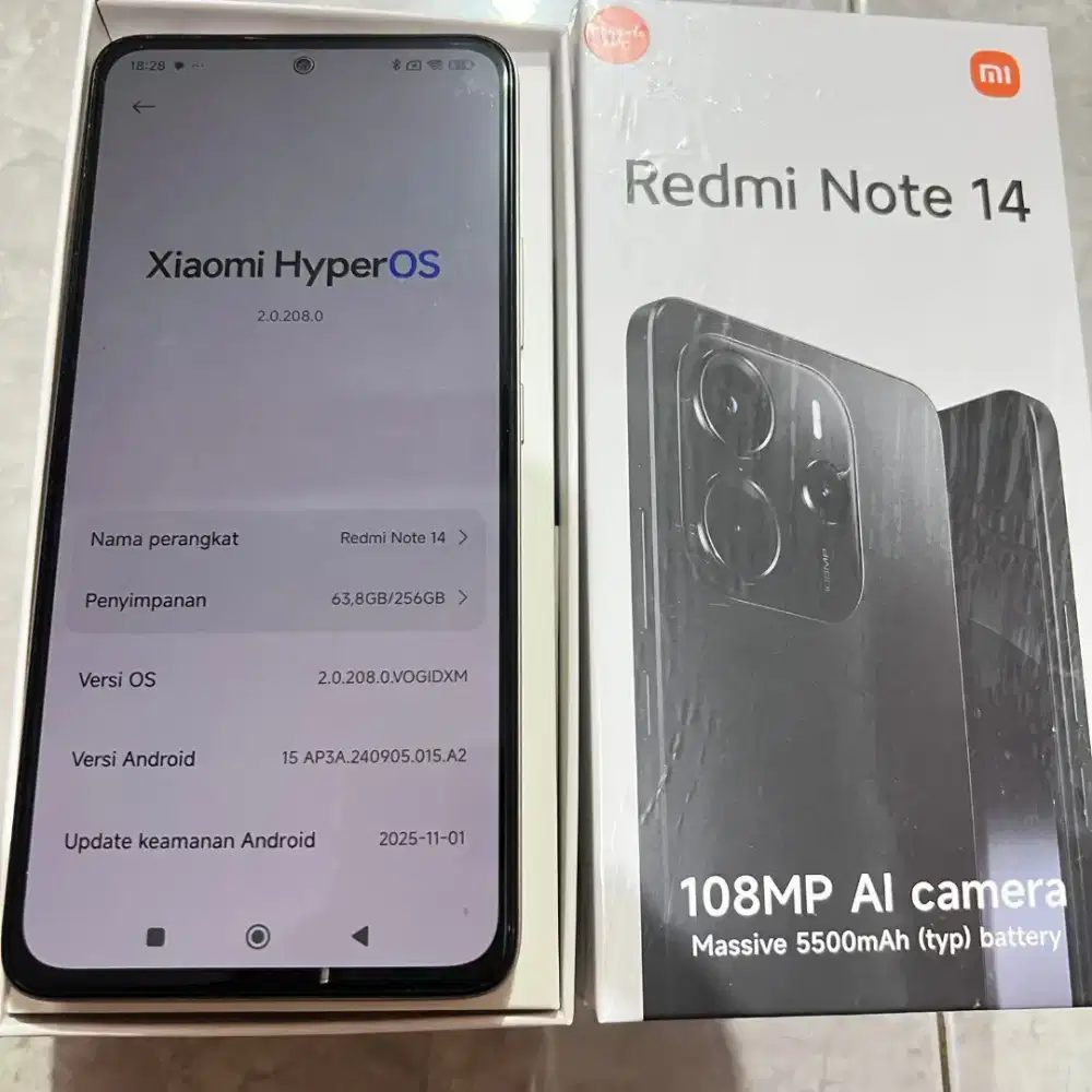 Dijual BU Xiaomi Redmi Note 14 8/256
