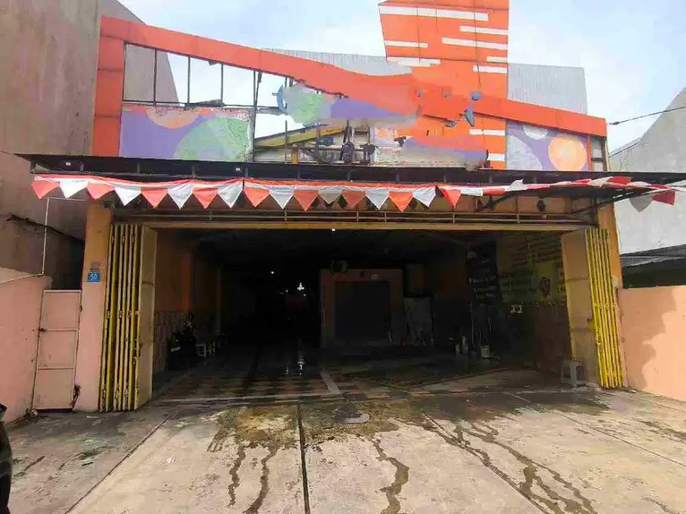 DISEWAKAN GUDANG/RUMAH USAHA BEBAS BANJIR  NOL JALAN RAYA BABAT JERAWAT SURABAYA