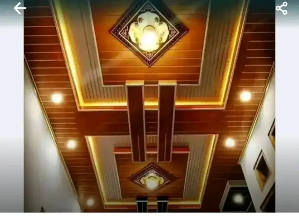 Rangka atap baja ringan dan plafon pvc termurah