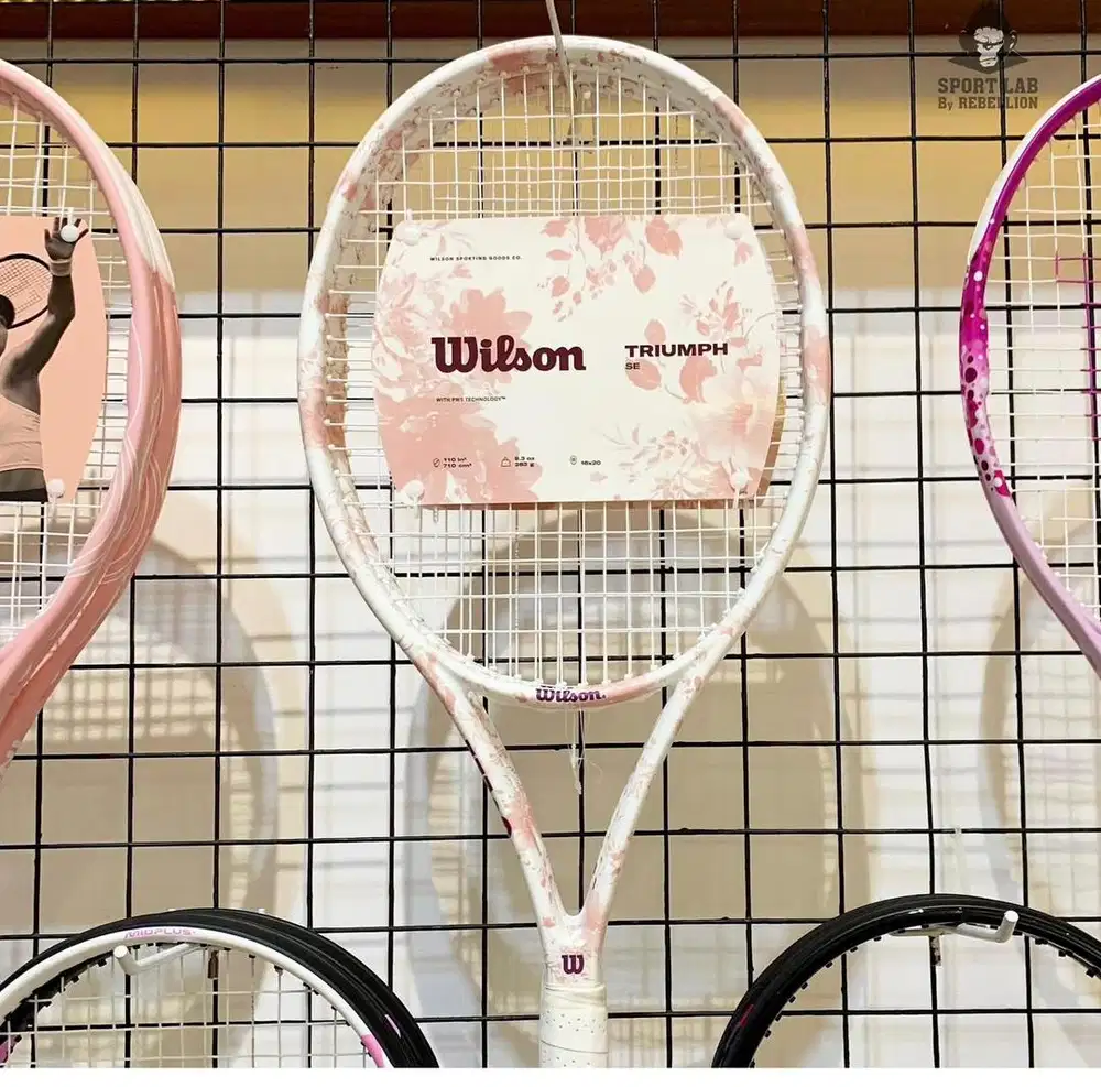 Raket tennis wilson triumph se sakura pink