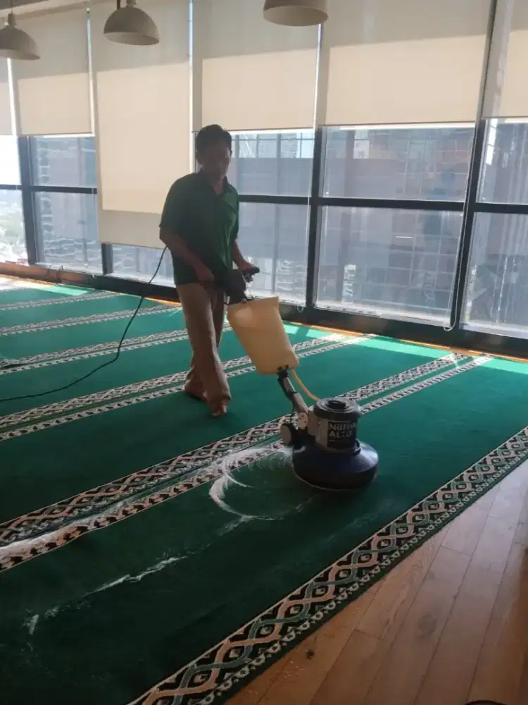 Jasa cuci karpet masjid musholla cuci sofa