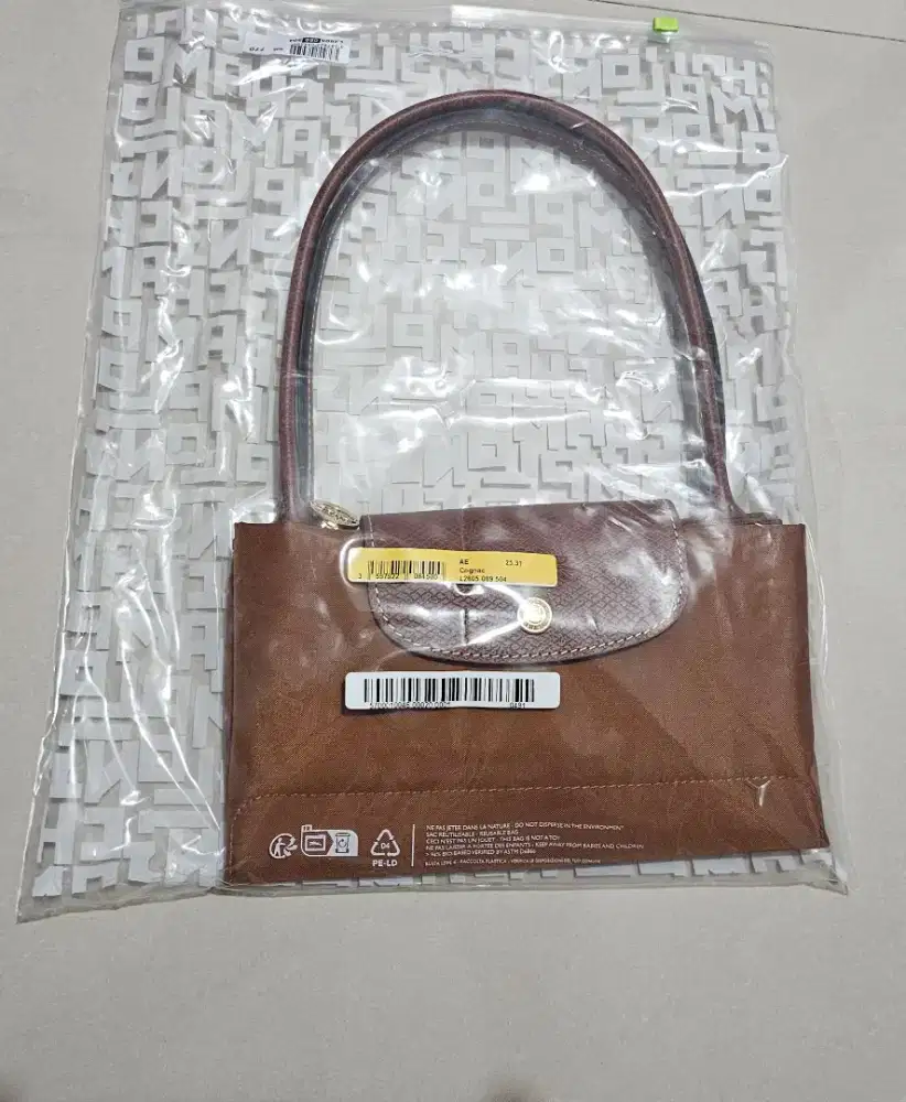 Dijual tas longchamp asli warna cognac atau coklat