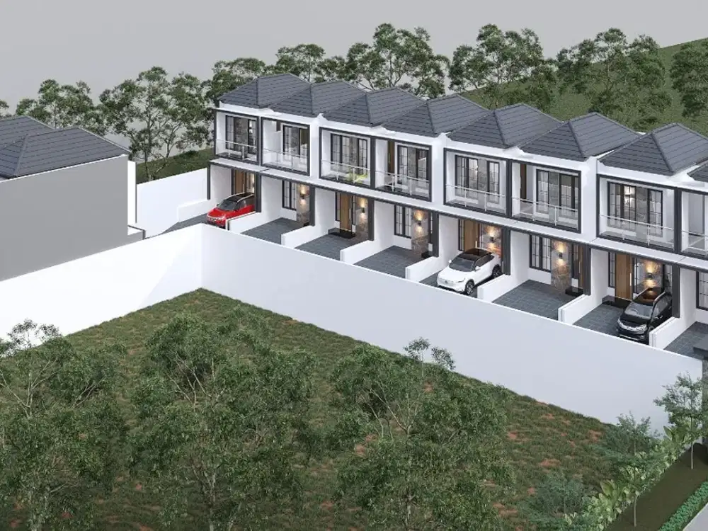 RUMAH MODERN DAN ASRI. KPR DP 0% LANGSUNG AKAD. FREE BIAYA2. BONUS SUKA2