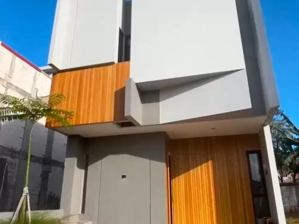 Rumah 3 lantai dengan rooftop garden di merpati bintaro