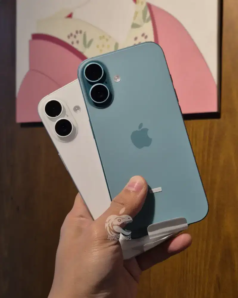 iPhone 16 128 iBox Teal & White Second Like New