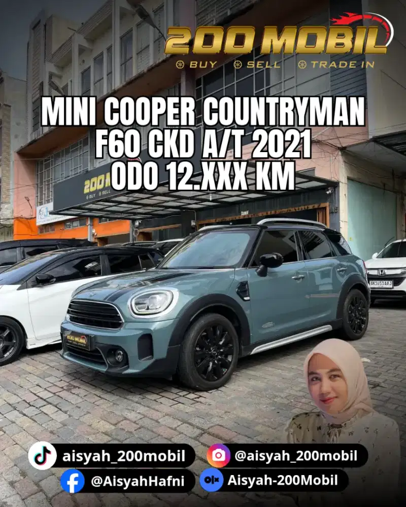 [ODO 12rb km ‼️] Mini Cooper Countryman 2021 Bensin