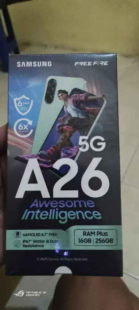 Samsung Galaxy A26 5G Ram 8/256 Special Edition Free Fire (BNIB/SEGEL)